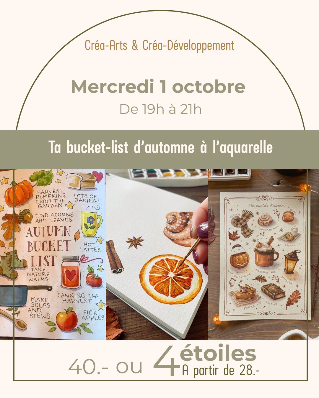 Ta bucket-list d’automne à l’aquarelle