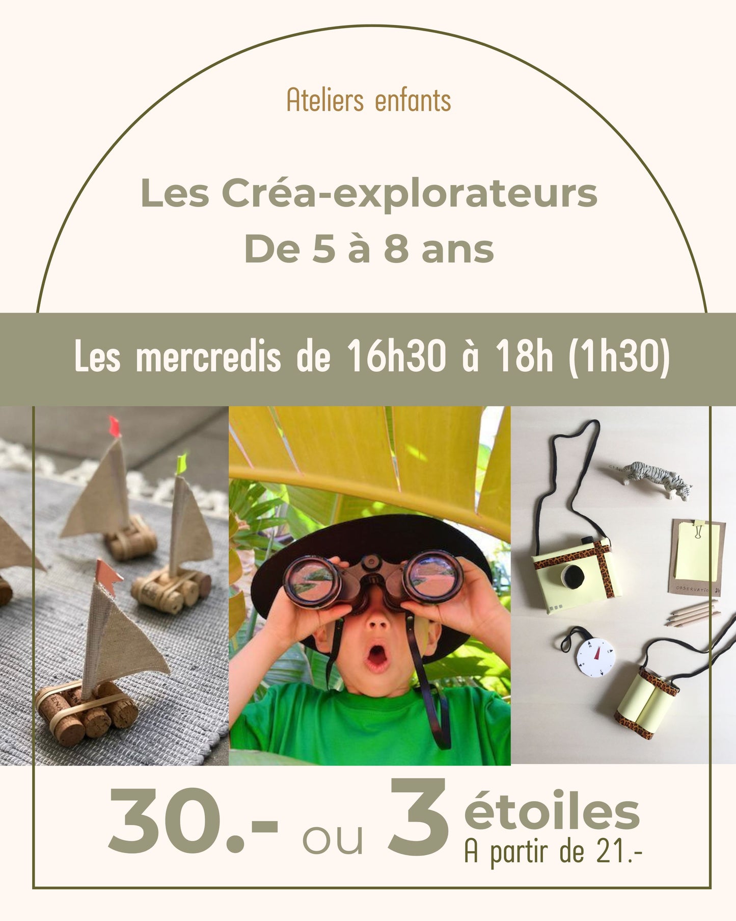 Ateliers Créa-explorateurs