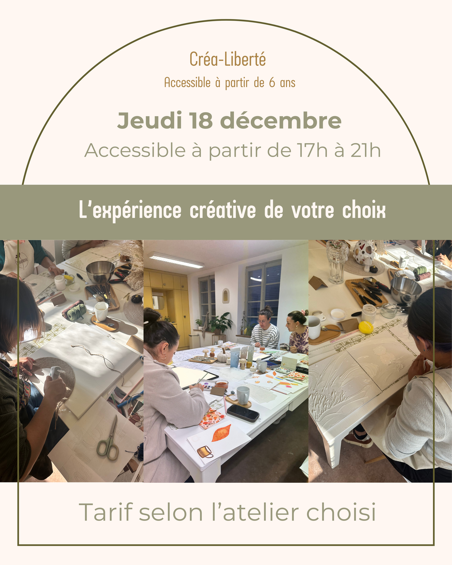 Créa-liberté - Jeudi 18 décembre