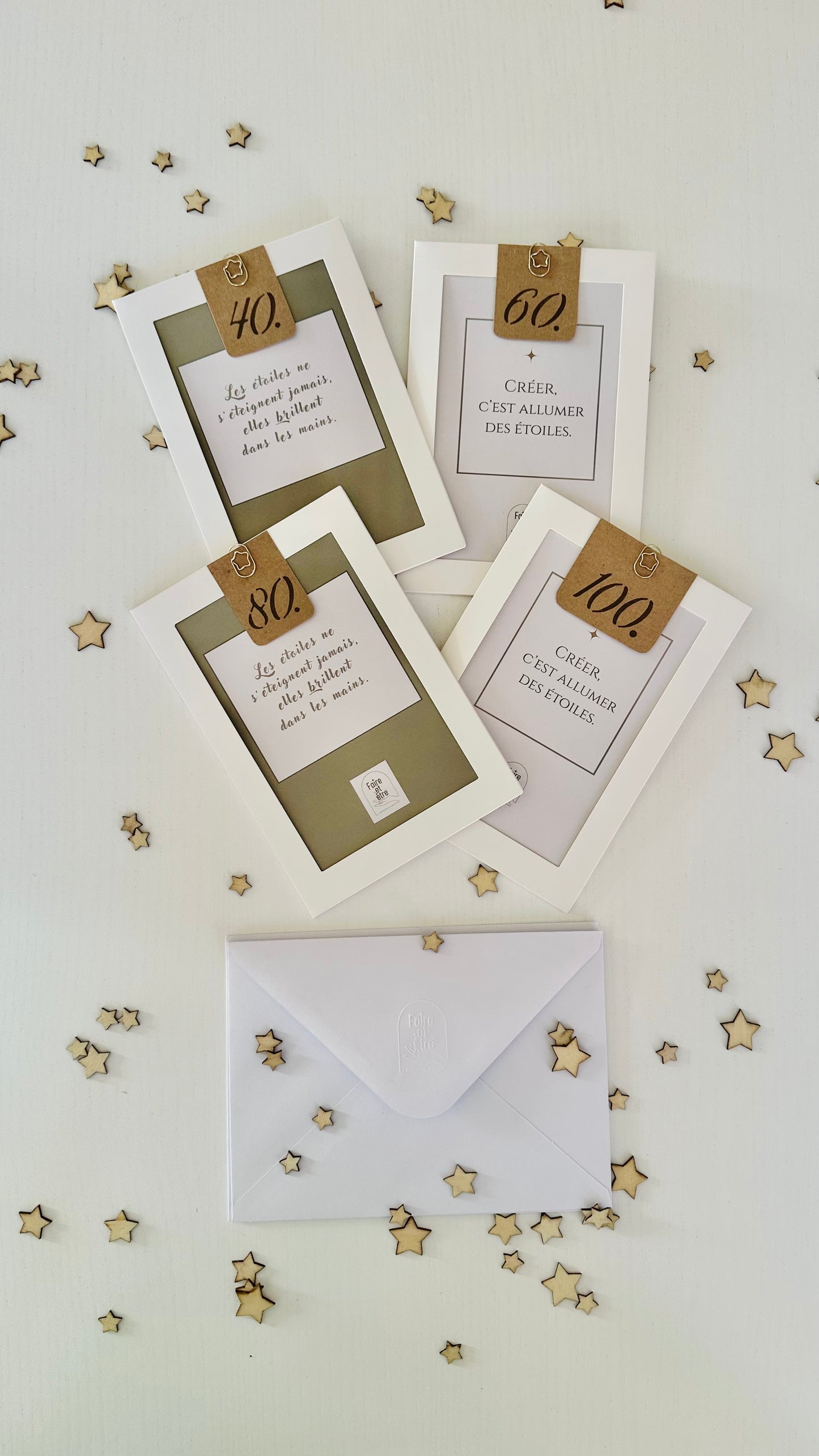 Carte cadeau étoilée