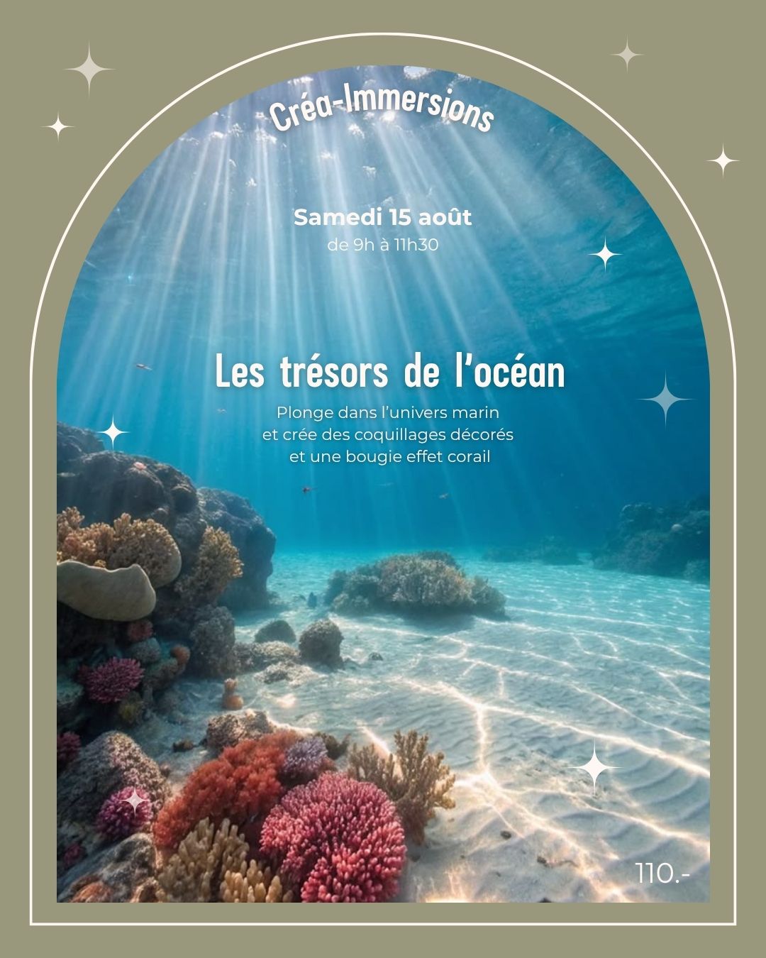 Immersion : Les trésors de l’océan - Samedi 15 août de 9h à 11h30