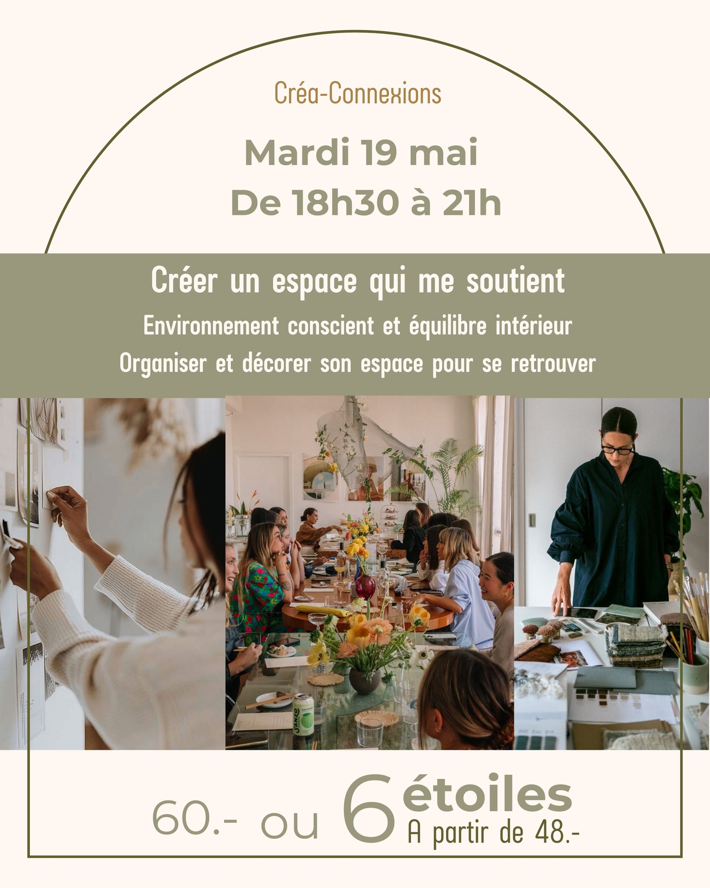 Créa-Connexions - Mardi 19 mai de 18h30 à 21h