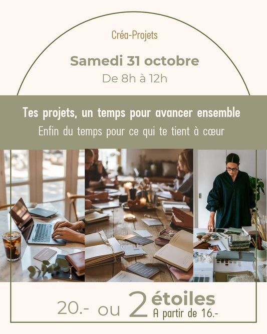 Créa-Projets - Samedi 31 octobre De 8h à 12h
