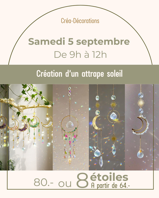 Création d'un attrape-soleil - Samedi 5 septembre De 9h à 12h