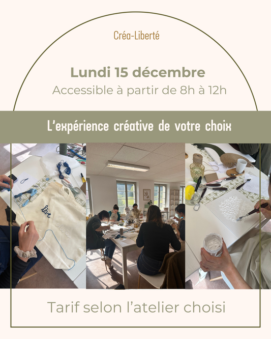 Créa-liberté - Lundi 15 décembre