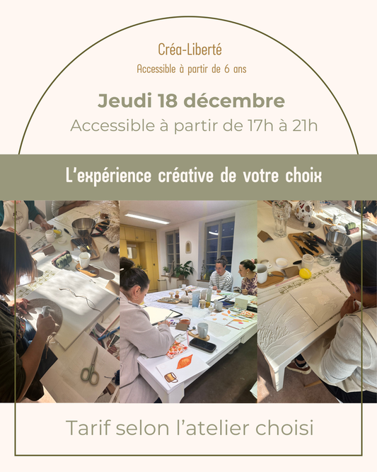 Créa-liberté - Jeudi 18 décembre