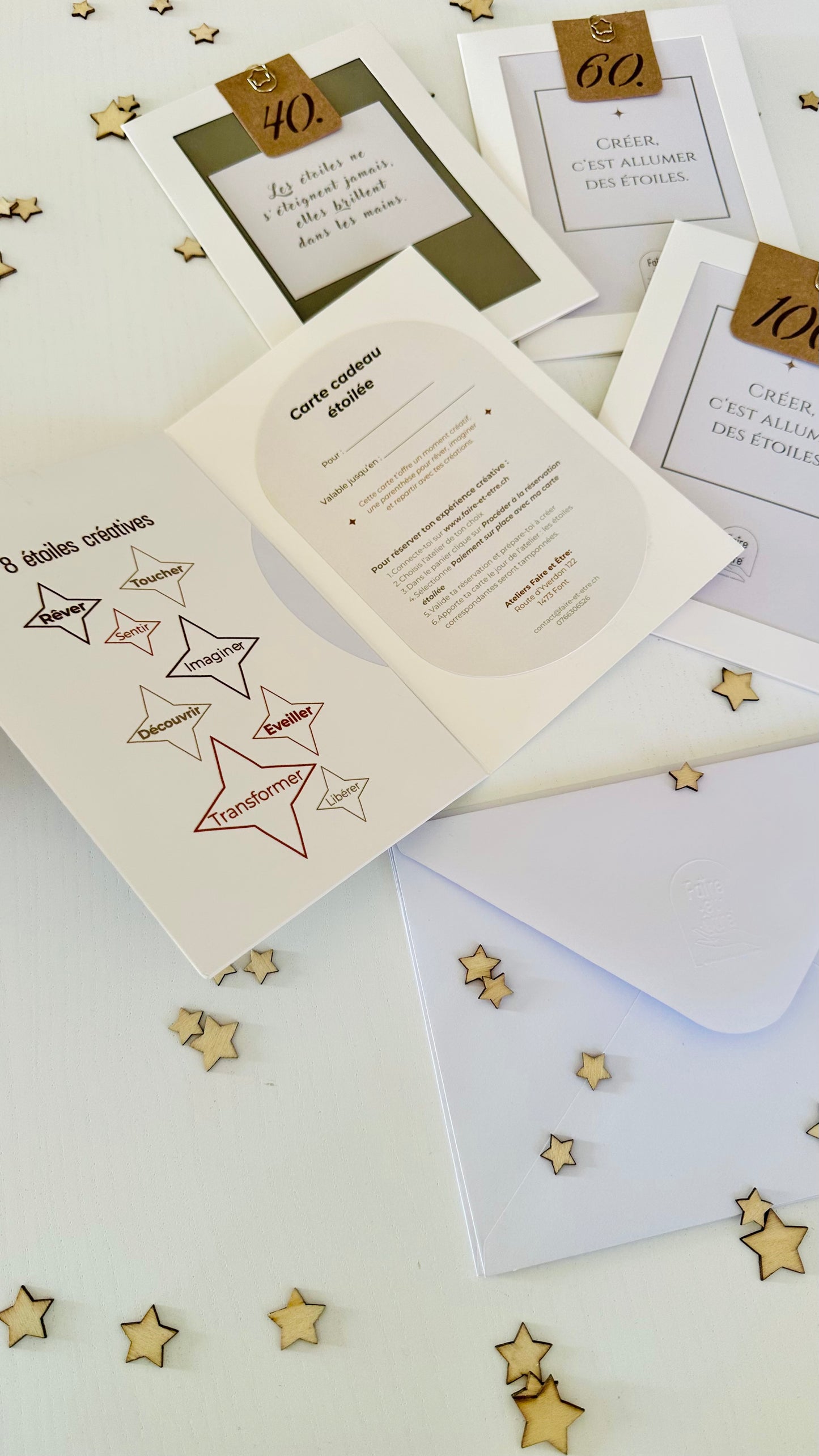 Carte cadeau étoilée