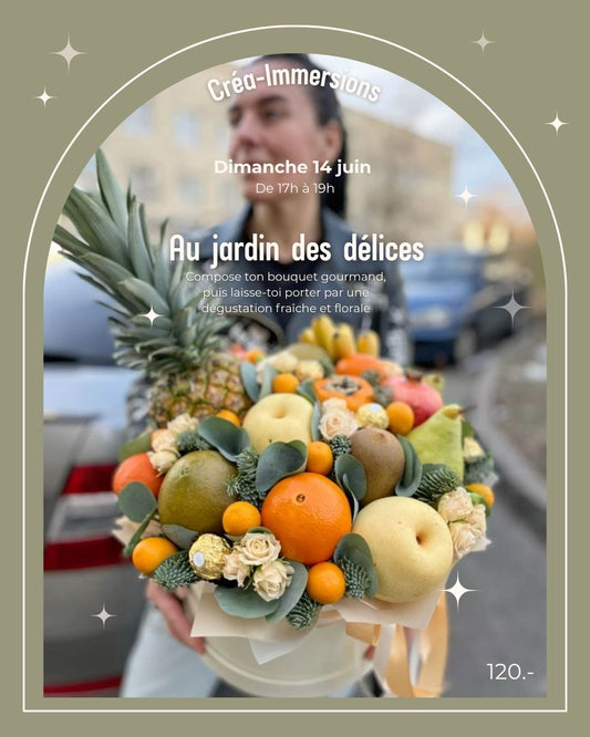 Au jardin des délices - Dimanche 14 juin  De 17h à 19h