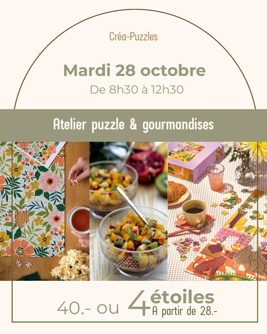 Atelier puzzle & gourmandises - 28 octobre