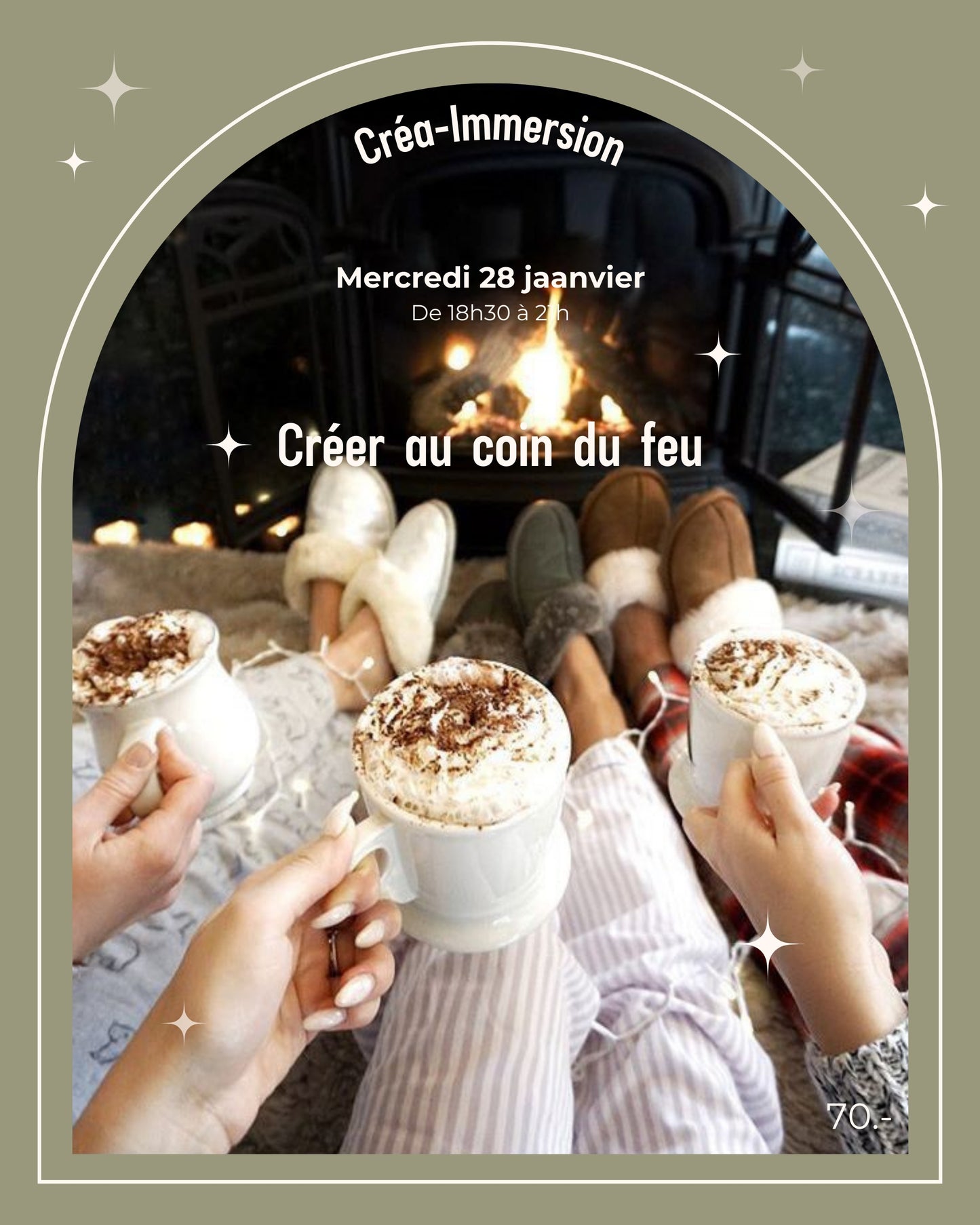 Créa-Immersion - Créer au coin du feu