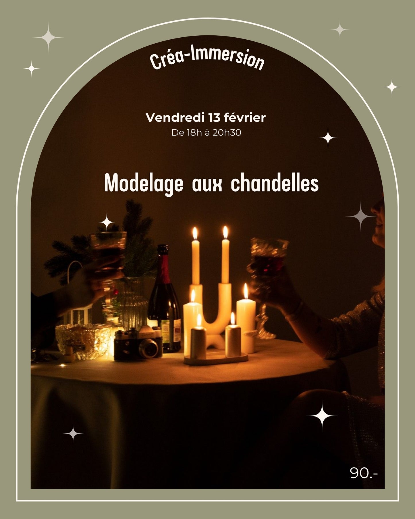 Créa-Immersion - Modelage aux chandelles
